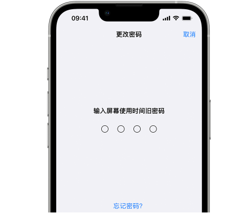 禄劝iPhone屏幕维修分享iPhone屏幕使用时间密码忘记了怎么办 