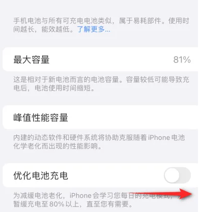 禄劝苹果15维修分享iPhone15充电到80%就充不进电了怎么办 