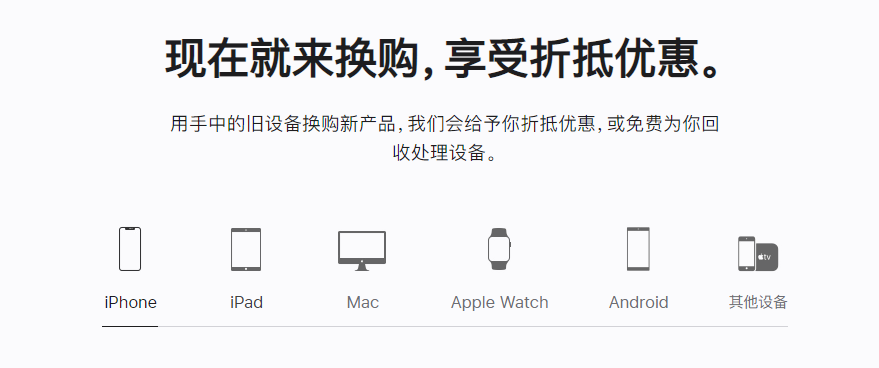 禄劝苹果手机维修分享iPhone以旧换新的去处 