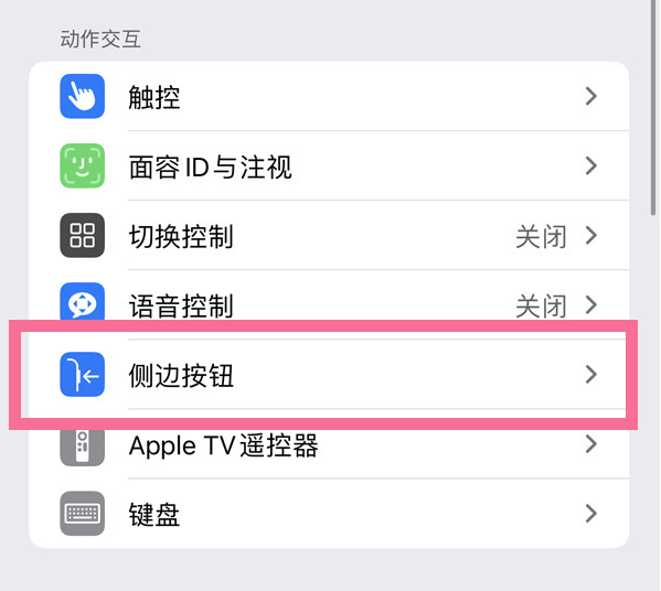 禄劝苹果14维修店分享iPhone14 Plus侧键双击下载功能关闭方法 