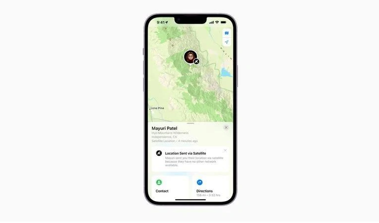禄劝苹果14维修分享iPhone14系列中 FindMy功能通过卫星分享位置方法教程 