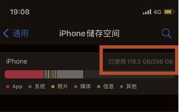 禄劝苹果13维修分享iPhone13如何查看剩余内存 